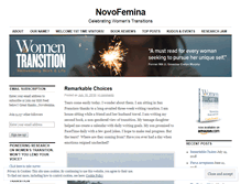 Tablet Screenshot of novofemina.com
